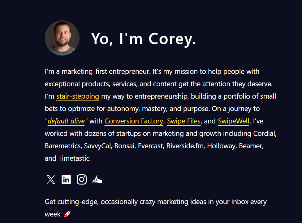 best-marketing-portfolio- corey